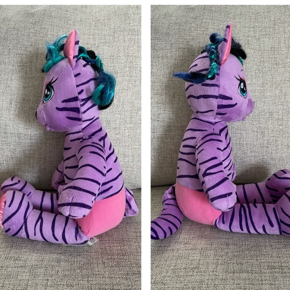 Build A Bear Honey Girl Teegan Purple Tiger Pink Leather Jacket Dress - Picture 2 of 10